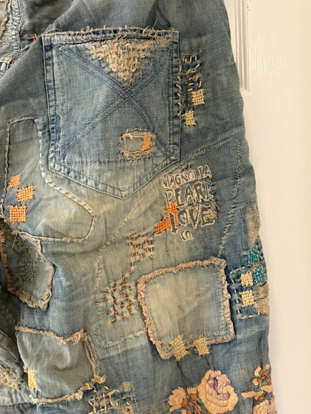 NEW Magnolia Pearl Rosarian Miner Denims, Washed Indigo OS - Picture 12 of 16